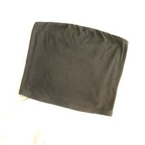 American Eagle Cropped Ribbed Tube Top